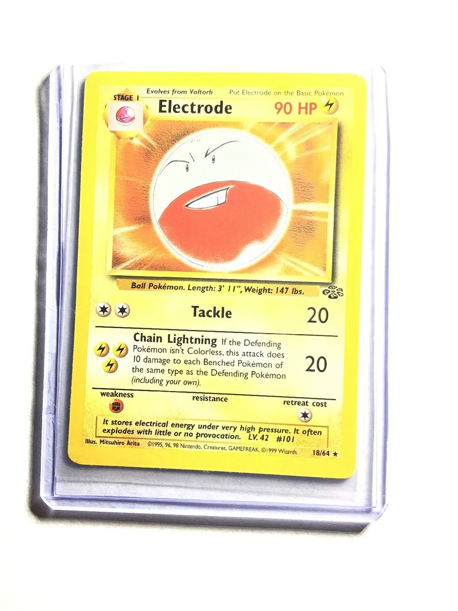 ELECTRODE - 18/64 - Jungle - Rare - Pokemon Card - NM | eBay