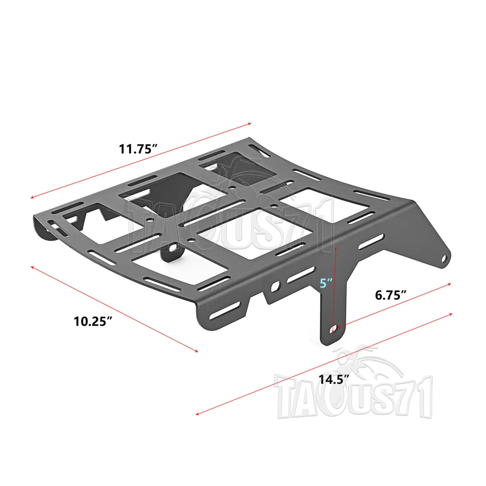 Kit de portaequipajes trasero para Suzuki DR650 DR650S 1990-2025 Foto 2 de 4