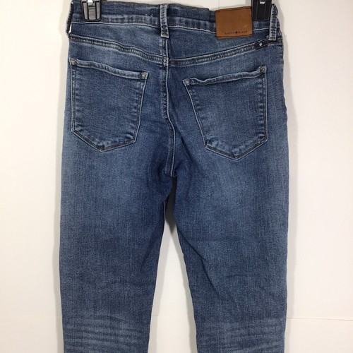 Lucky Brand Damen Skinny Jeans 2/26 Stretch Distressed ausgefranster Saum blau - Bild 5 von 12