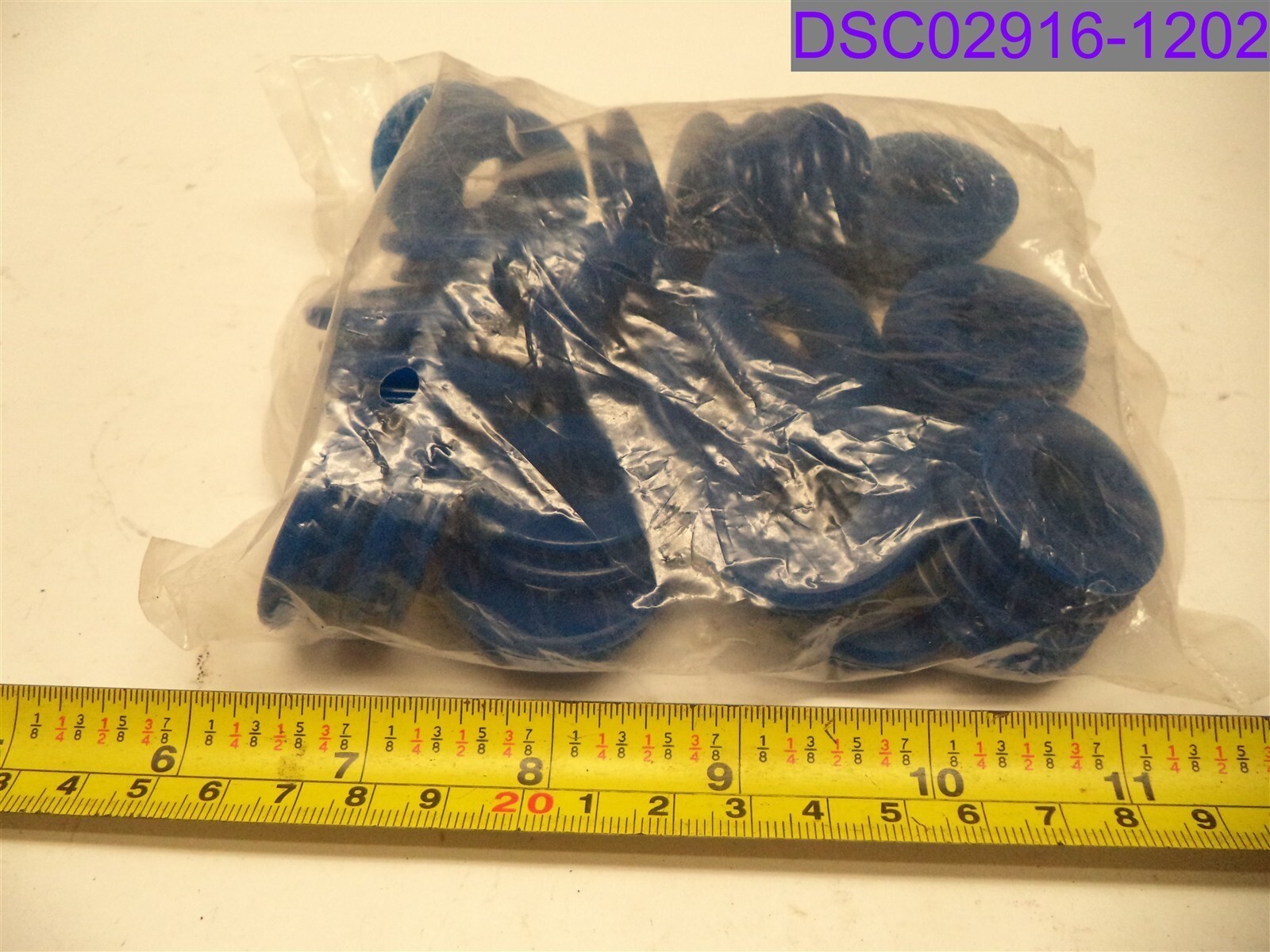 Qty = 1 Pack of 25: Glad Hand Seal Blue Polyurethane Partial Face P/N 90475