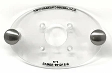 Harbor Freight Bauer 19121E-B Palm Router Acrylic Base Plate