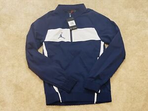 Details about Nike Jordan Team Woven Long Sleeve Pullover Jacket Navy Size  XS SKU: CD2218-419