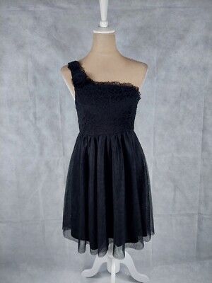 Kleid Bik Bok Gr. M 38 (S/36) schwarz Spitze stretch Tüll Abendkleid Party dress