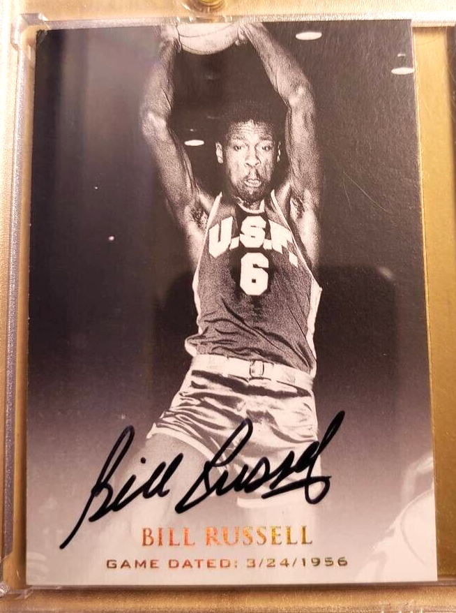 NBAカード Bill Russell autoサイン BILL RUSSELL Auto Autograph /15 Basketball Card | eBay