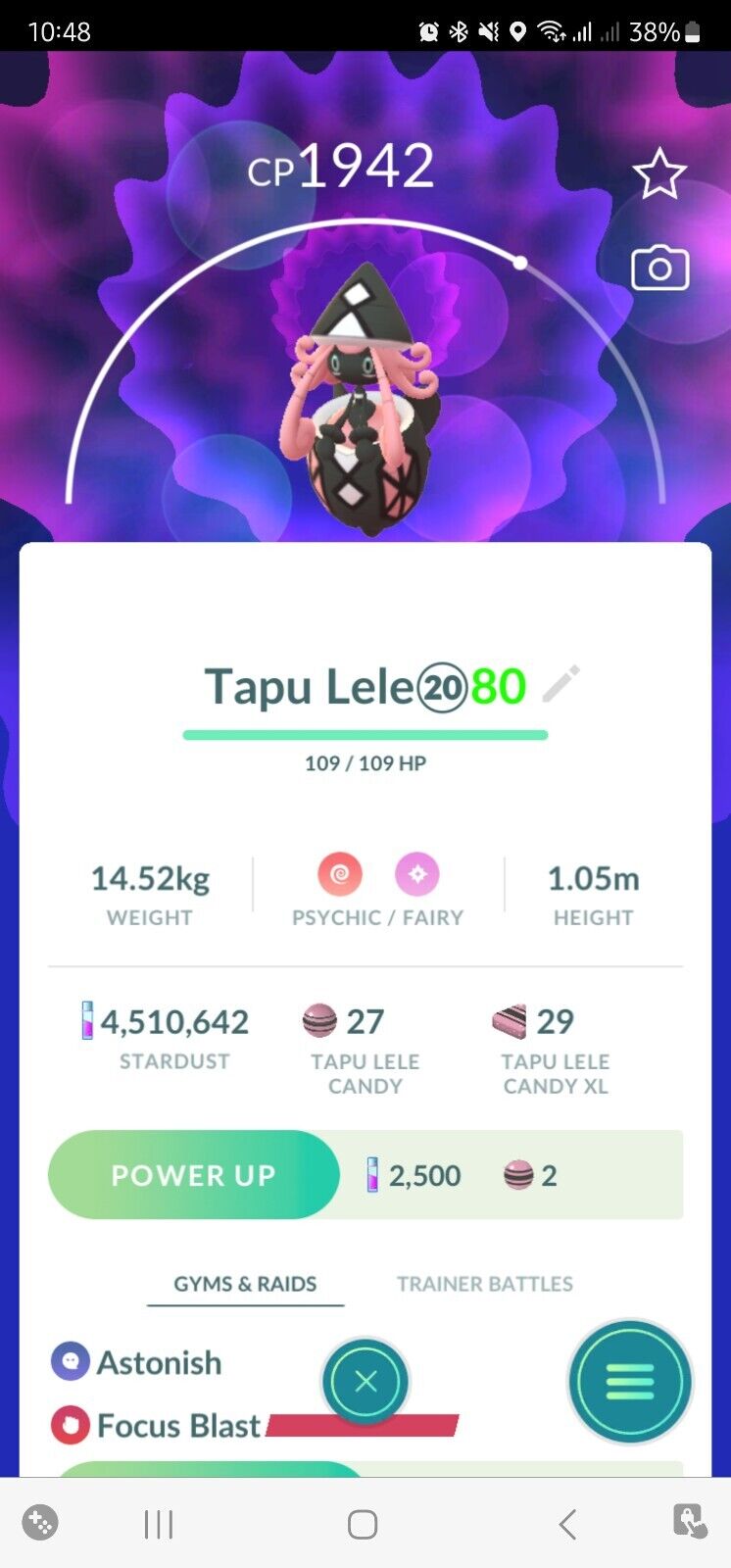 Tapu Lele, Pokémon