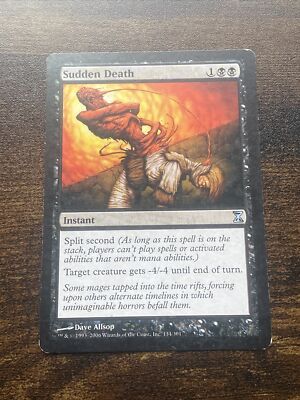 Sudden Death 134/301 Time Spiral Magic The Gathering MTG MP D6097