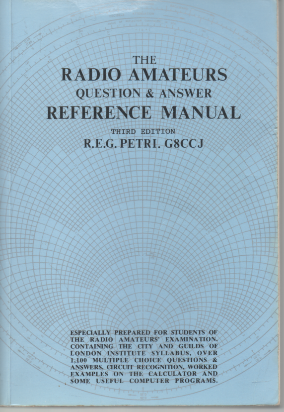 R E G PETRI THE RADIO AMATEURS QUESTION & ANSWER REFERENCE MANUAL THIRD ED PB 86