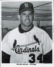 1967 Press Photo St. Louis Cardinals pitcher Nelson Briles - kfx03583
