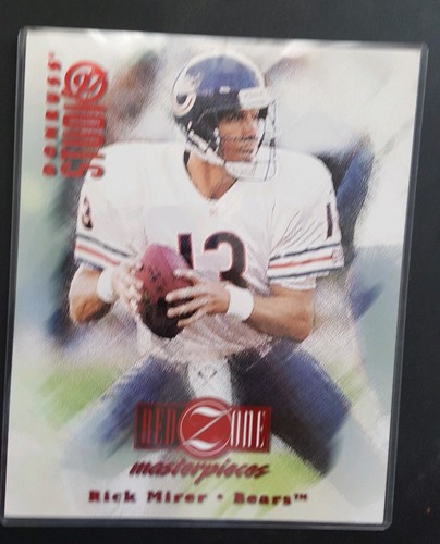 Rick Mirer 1997 Donruss Studio Red Zone Masterpiece 8x10 Chicago Bears 