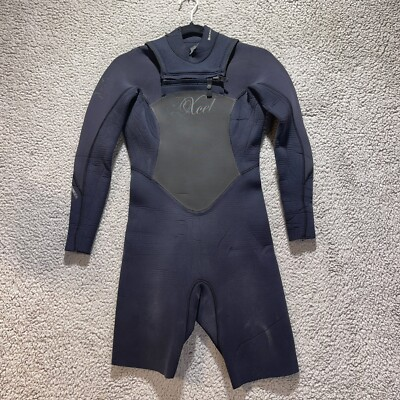 #ad Xcel Infiniti 4 3mm Women’s Size 6 Long Sleeve Shorty Wetsuit Front Zipper $39.99