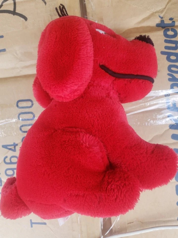 Marioneta de mano de peluche Dakin Clifford The Big Red Dog vintage 1991 12" Y8 Foto 3 de 4