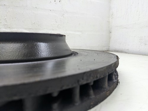 PORSCHE CAYENNE TURBO 955 2005 4.5 V8 FRONT BRAKE DISCS ROTORS 350MM - Picture 4 of 11