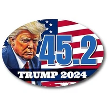 Magnet Me Up 45.2 Donald Trump Republican Election Car Magnet, 4x6 inches
