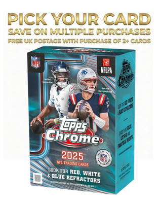 Topps 2025 NFL Chrome American Football: Karte aus Dropdown auswählen