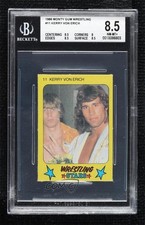 1986 Monty Gum Super Wrestling Stars Kerry Von Erich #11 BGS 8.5 0q3