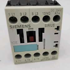 SIEMENS 3RT1016-1BB41 CONTACTOR 9 AMP 4 KW / 1 N/O (24 VDC) 3RT10161BB4 *READ