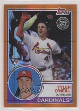 2018 Topps Silver Pack 1983 Design Chrome Orange 25/25 Tyler O'Neill #133 0b67