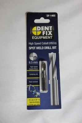 Dent Fix DF-1465 HSCo High Speed Cobalt Spot Weld Drill Bit 6.5mm x 45mm