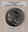 1776-2026 D Denver, 10¢ Dime LIBERTY / EAGLE "Circulated" Actual Coin *FREE S&H*