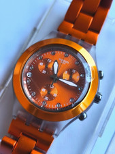 Swatch Diaphane Chrono Svck4051Ag Full Blooded Naranja Neuf/New