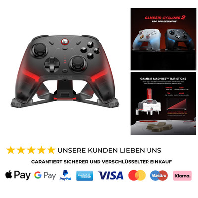 GameSir Cyclone 2 PC Controller Mag-Res TMR Sticks 1000Hz Report Rate Hall