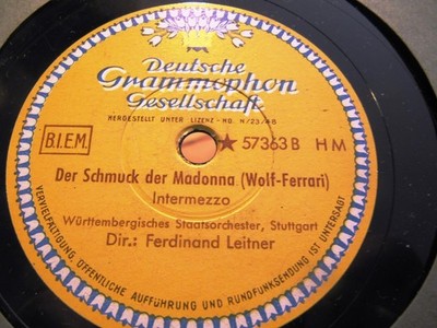 Ferdinand Leitner Schmidt NOTRE DAME/ Wolf Ferrari Stuttgart State Opera 57363