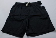 Old Navy Boy's Above Knee Twill Pull On Shorts EJ3 Black Jack Size XL NWT