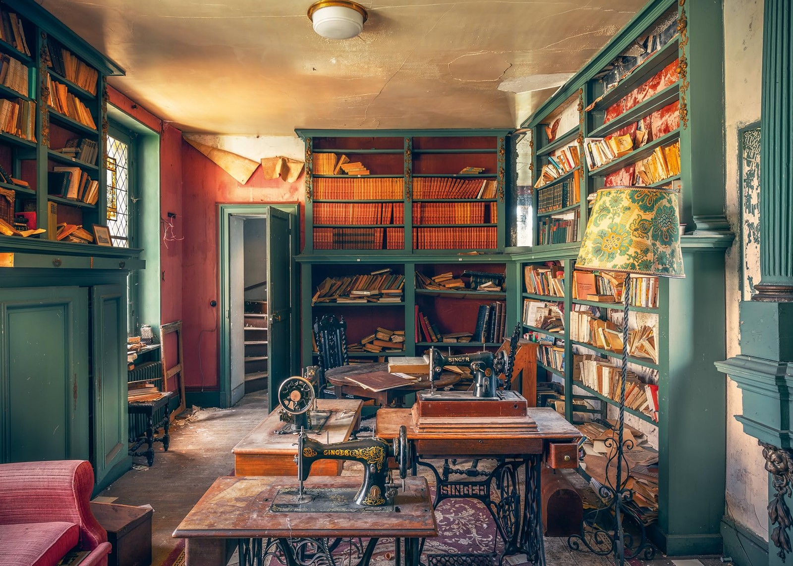 Puzzle 1000 pièces anti-stress pour adulte La Chambre de la gouvernante Lost Places
