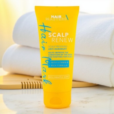 Hair Masters SCALP RENEW Anti-Schuppen Haarmaske 200ml | mit Ananas-Duft