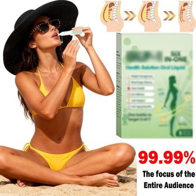 Six-in-One Health Solution Oral Liquid,one Bottle to Target It All HOT