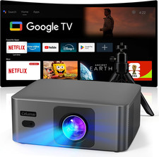 H5 Projector with Built-In Netflix and Google TV, Native 1080P