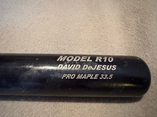 DAVID DEJESUS GAME USED KANSAS CITY ROYALS MAX BAT! UNCRACKED