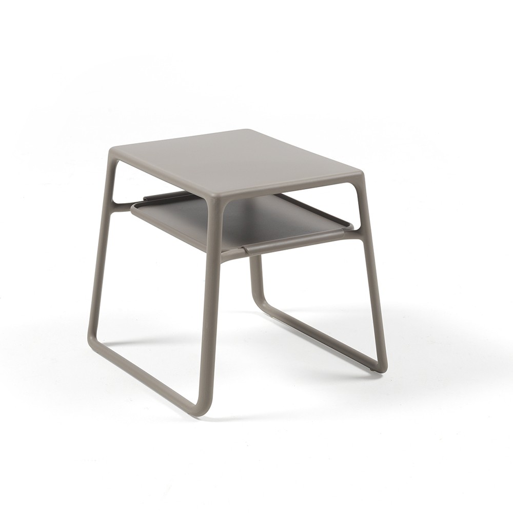 Mesa Baja POP 44CM Tortora Mobiliario De Exterior Piscina Jardín