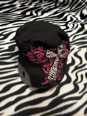 2000s Kbethos Emo Cross Military Cap