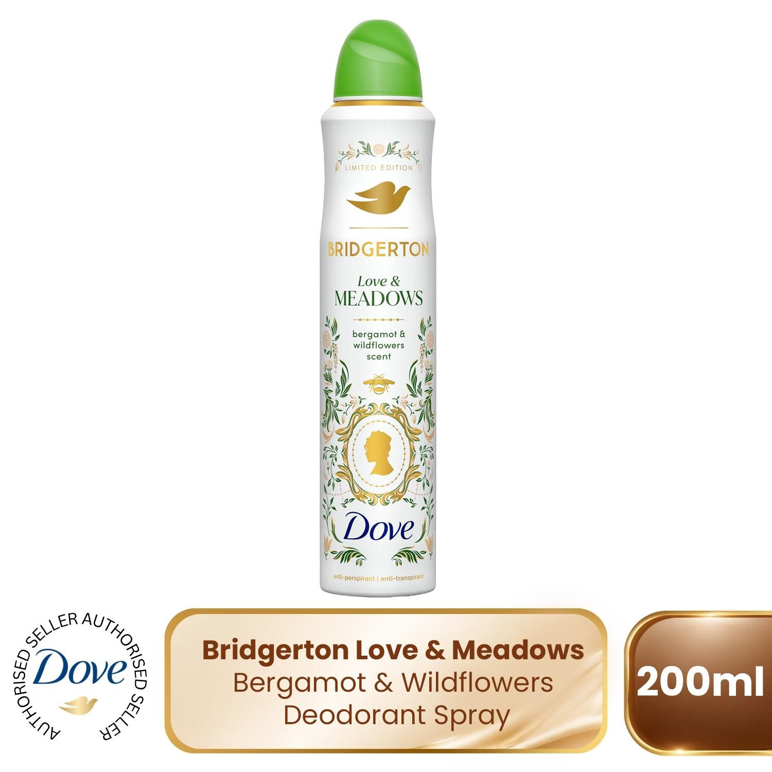 Dove Limited Edition Bridgerton Anti-Perspirant Deodorant Love&Meadows 3x200ml - Image 3