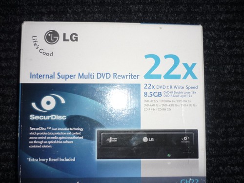 LG GH22NP20 Internal 22x Super-Multi DVD Rewriter Black - Picture 4 of 7