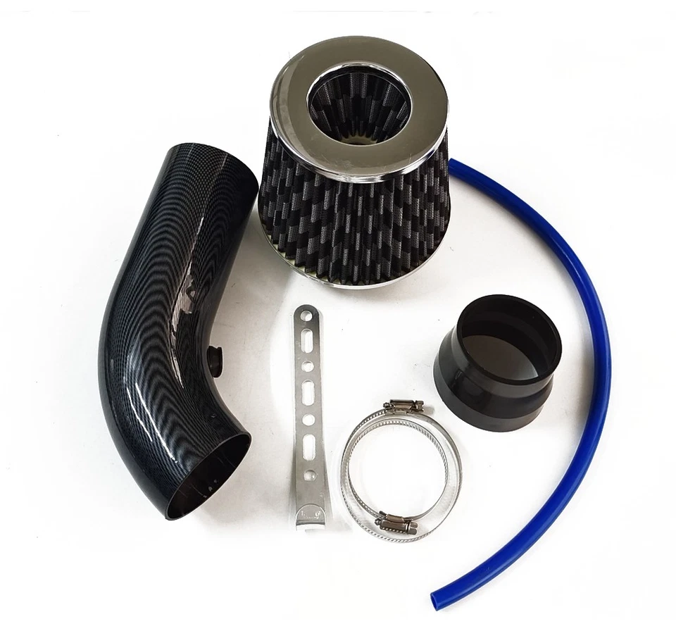 Kit de inducción de filtro de admisión de aire frío de 3" Accesorios para sistema de manguera de flujo de alimentación de tubería Foto 4 de 4