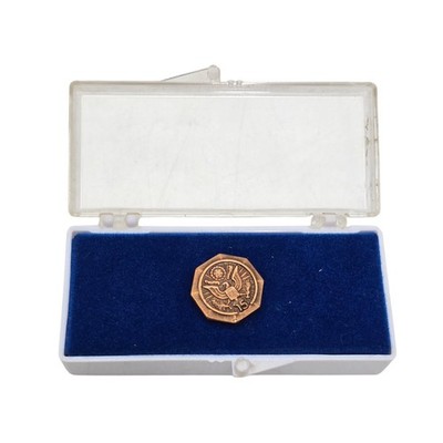 AMERICAN EAGLE Pin w/Wheat & Olive Branch & Star 15 On Pin