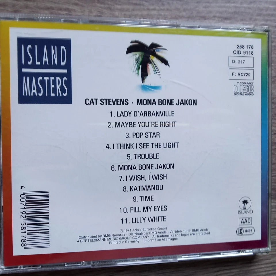 CAT STEVENS - Mona Bone Jakon - Bild 2 von 2