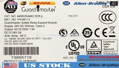 Allen Bradley 440R-EM4R2 Guardmaster Safety Relay Expand Module SER A 440REM4R2