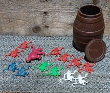 12 Hanging Monkeys Cereal set From Nabisco Wheat Honeys VTG 1960  S With Barrel