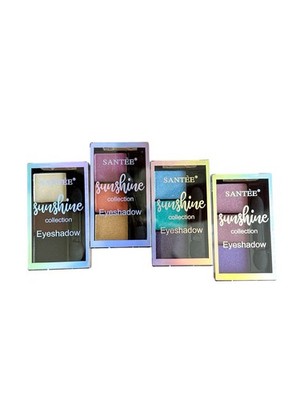 SANTĚE  Sunshine Collection Eyeshadow Set Of 4 Palettes NEW