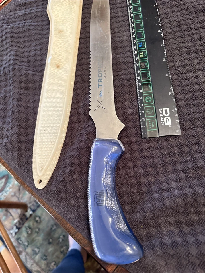 Cuchillo de filete Jet AER G96 The Game Fish 2040 de colección realmente raro acero japonés Foto 2 de 4