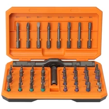 42-in-1 Magnetic Screwdriver Set with 40 S2 Steel Bits Repair Tool Kit Gift