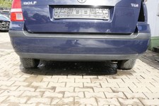 VW Golf 4 Kombi Avant Stoßstange hinten Heckstoßstange Stoßfänger blau LA5G