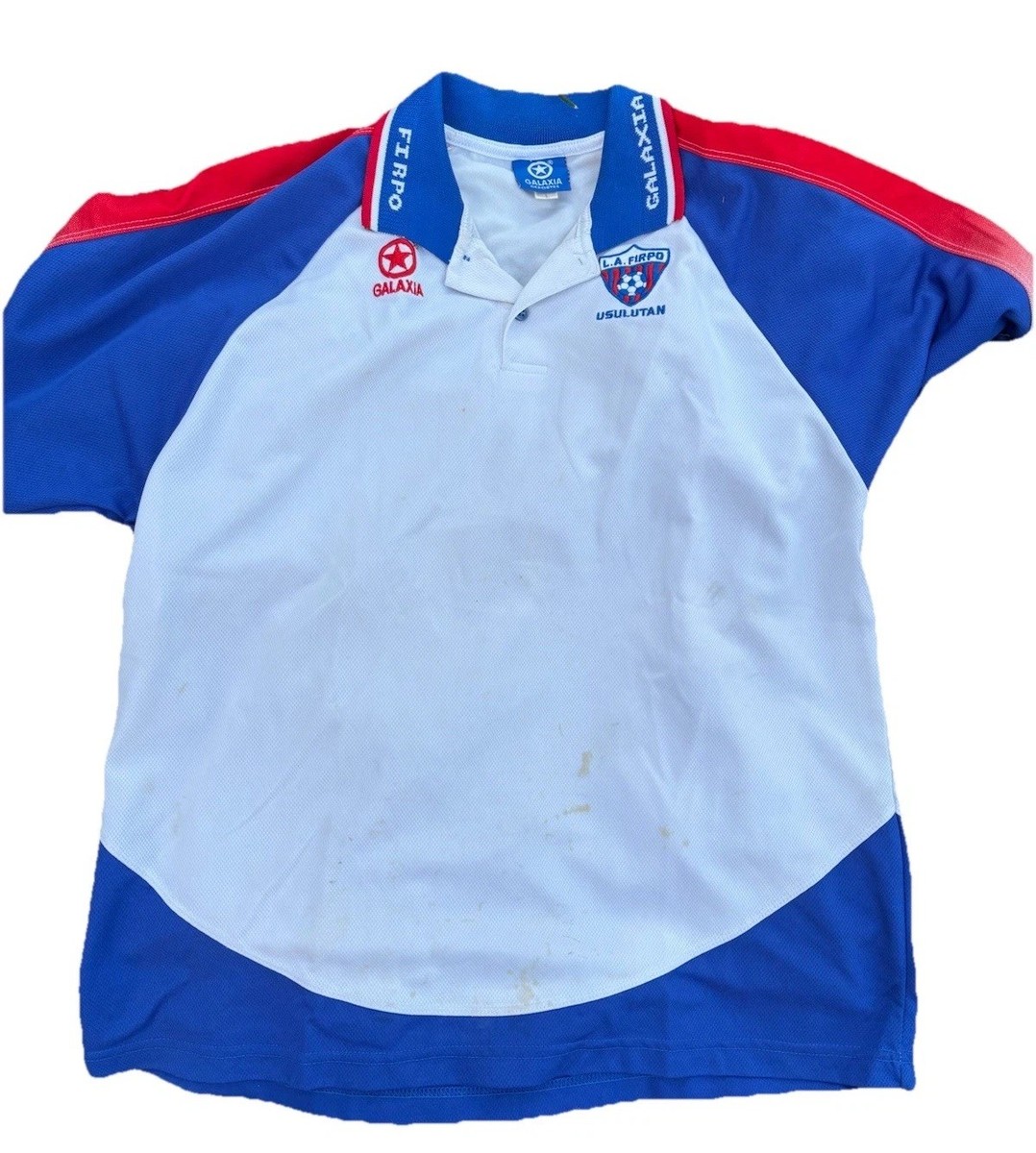 Vintage C.D. Luis Angel Firpo Soccer Jersey Galaxia El Salvador