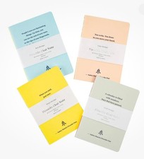 NEW Hobonichi Set of Four Fireside Chat B7 Notebooks: Plain, Dot, Grid, Lined.