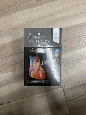Netter's Anatomy Flash Cards Fifth Edition John T. Hansen Illustrated/Digital