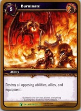 2006 Burninate 7 Uncommon World of Warcraft WOW TCG
