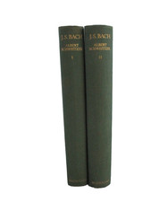 Vintage 1950 Volumes I & II J.S. Bach by Albert Schweitzer HC (G)